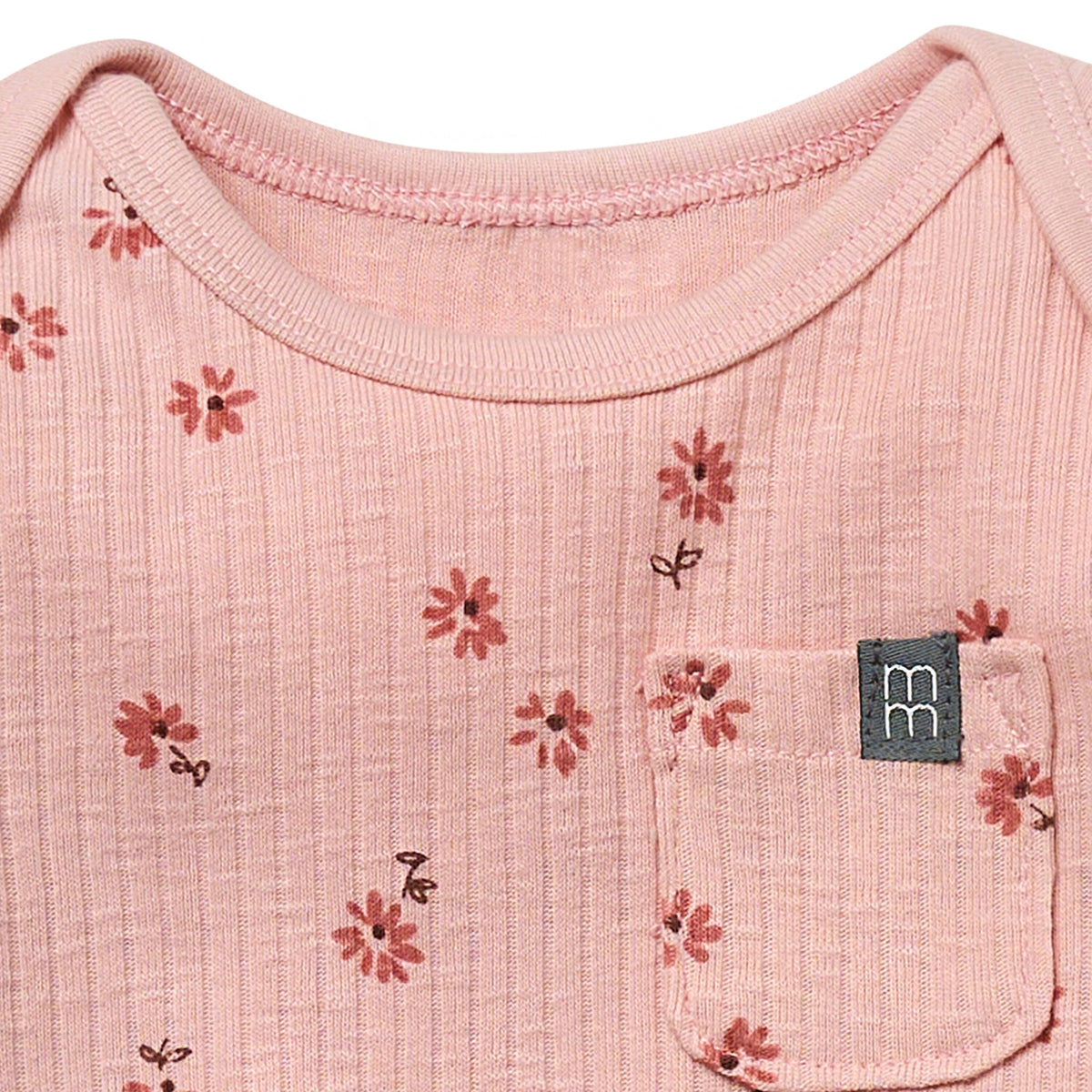 2-Piece Baby Girl Rose Flower Short Sleeve Bodysuit & Pant Bundle outfits Modern Moments™ by Gerber® 