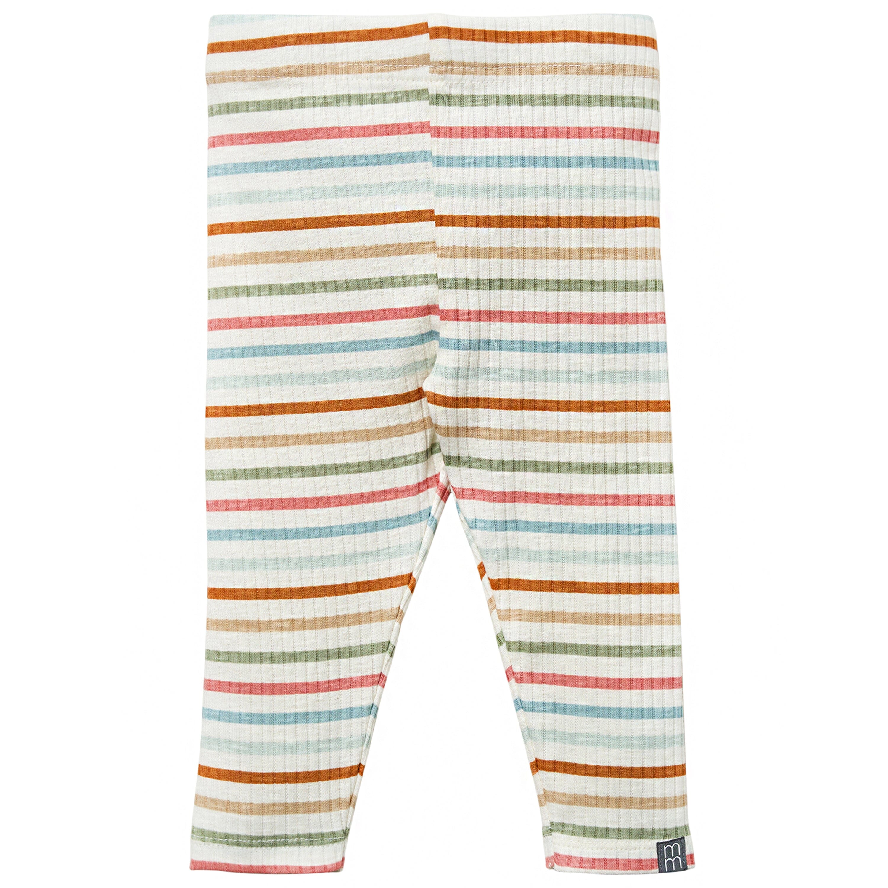 2-Pack Baby Neutral Brown & Ivory Striped Legging Bundle bottoms Modern Moments™ by Gerber® 