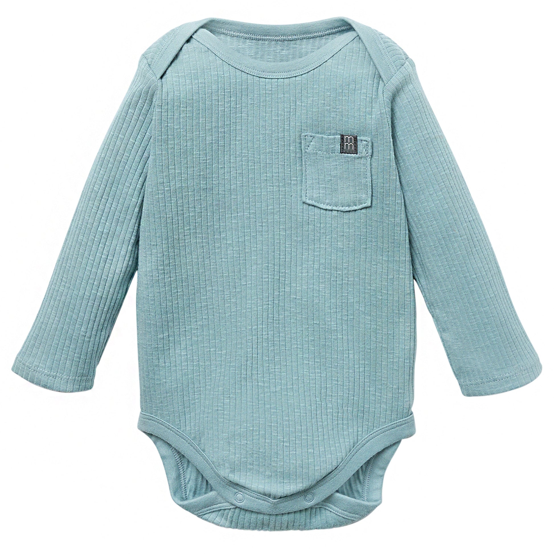 2-Pack Baby Boy Teal Stiped Long Sleeve Bodysuit & Legging Bundle outfits Modern Moments™ by Gerber® 
