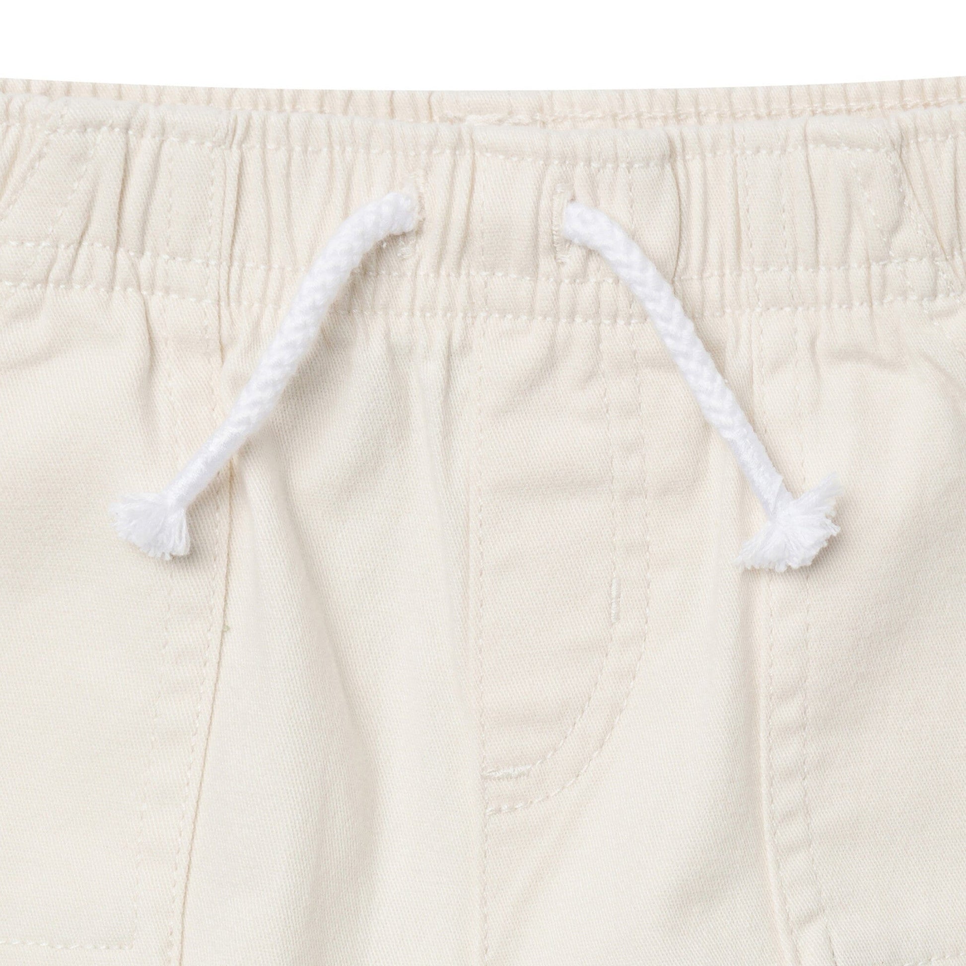 Baby & Toddler Girls Light Tan Stretch Twill Shorts Pants & Bottoms Gerber® 