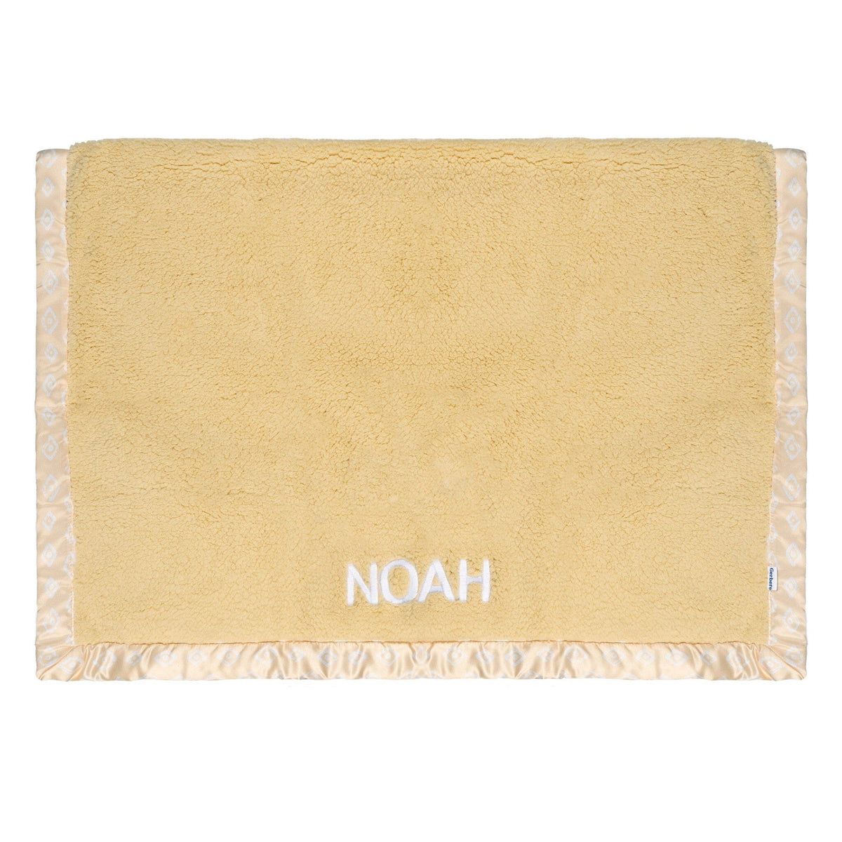 Embroidered Geo Trim Plush Blanket plush blankets Gerber® 