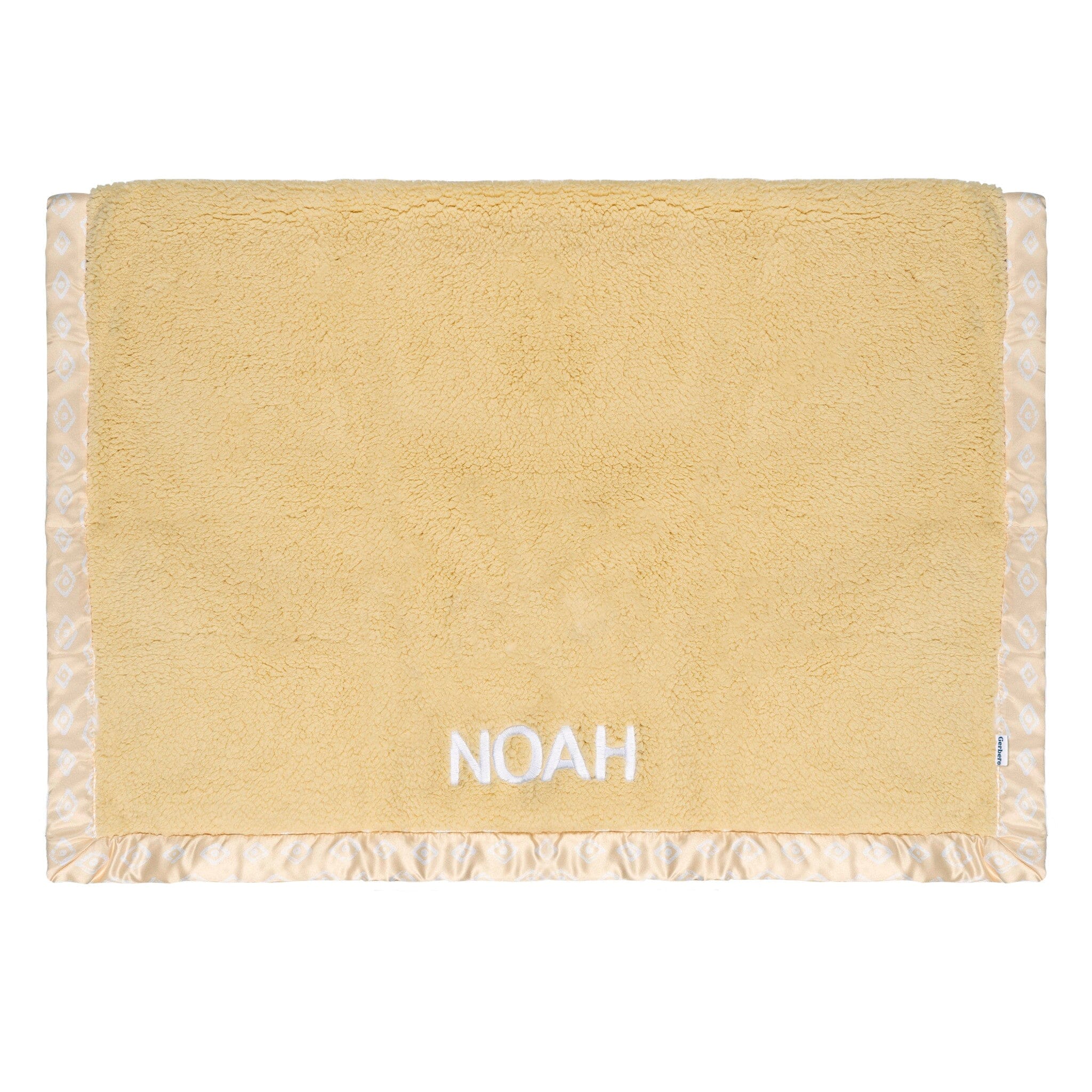 Embroidered Geo Trim Plush Blanket plush blankets Gerber® 