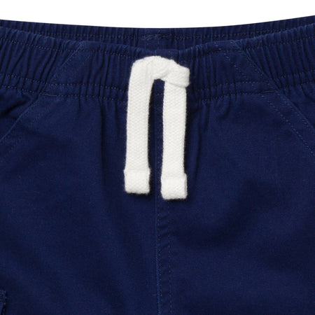 Infant & Toddler Boys Navy Twill Cargo Shorts