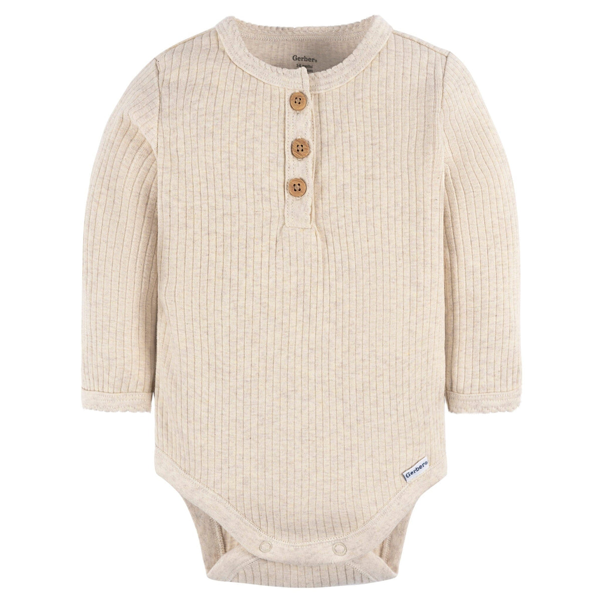 2-Pack Baby Girls Berries Henley Onesies® Bodysuits onesies Gerber® 