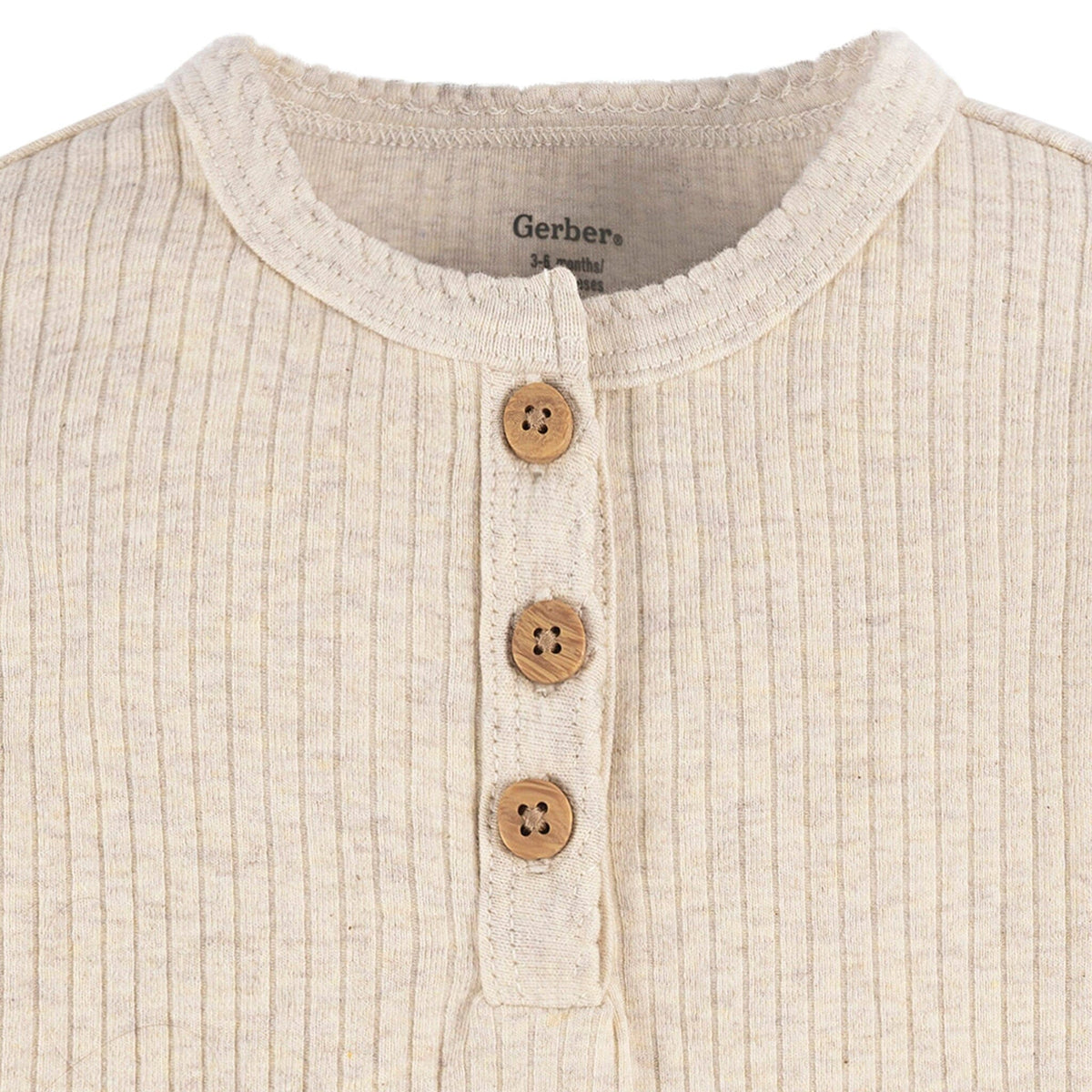 2-Pack Baby Girls Berries Henley Onesies® Bodysuits onesies Gerber® 