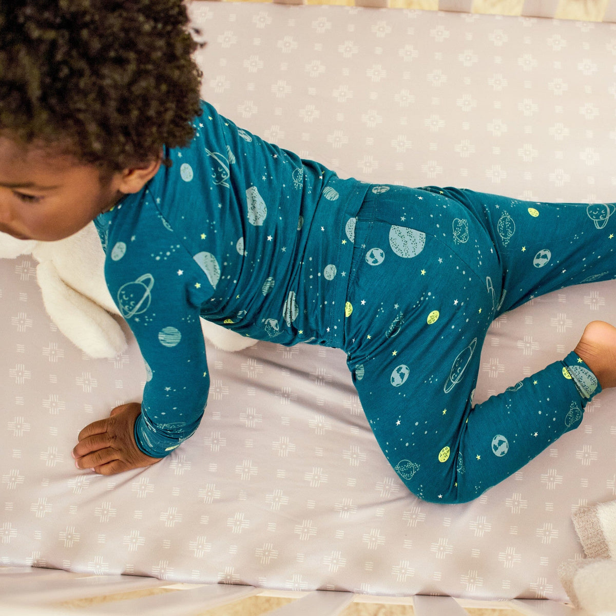2-Piece Infant & Toddler Boys Blue Space Snug Fit Pajamas sleepwear Gerber® 