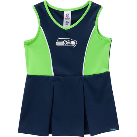 2-Piece Infant & Toddler Girls Seattle Seahawks Cheer Dress Set