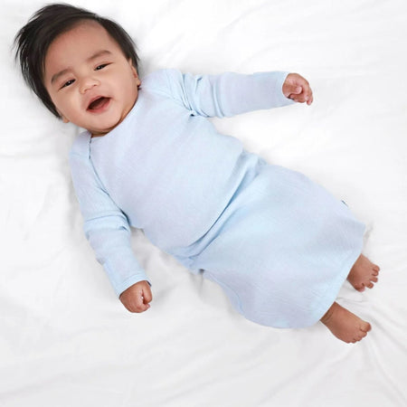 3-Pack Baby Boys Blues Lap Shoulder Gowns