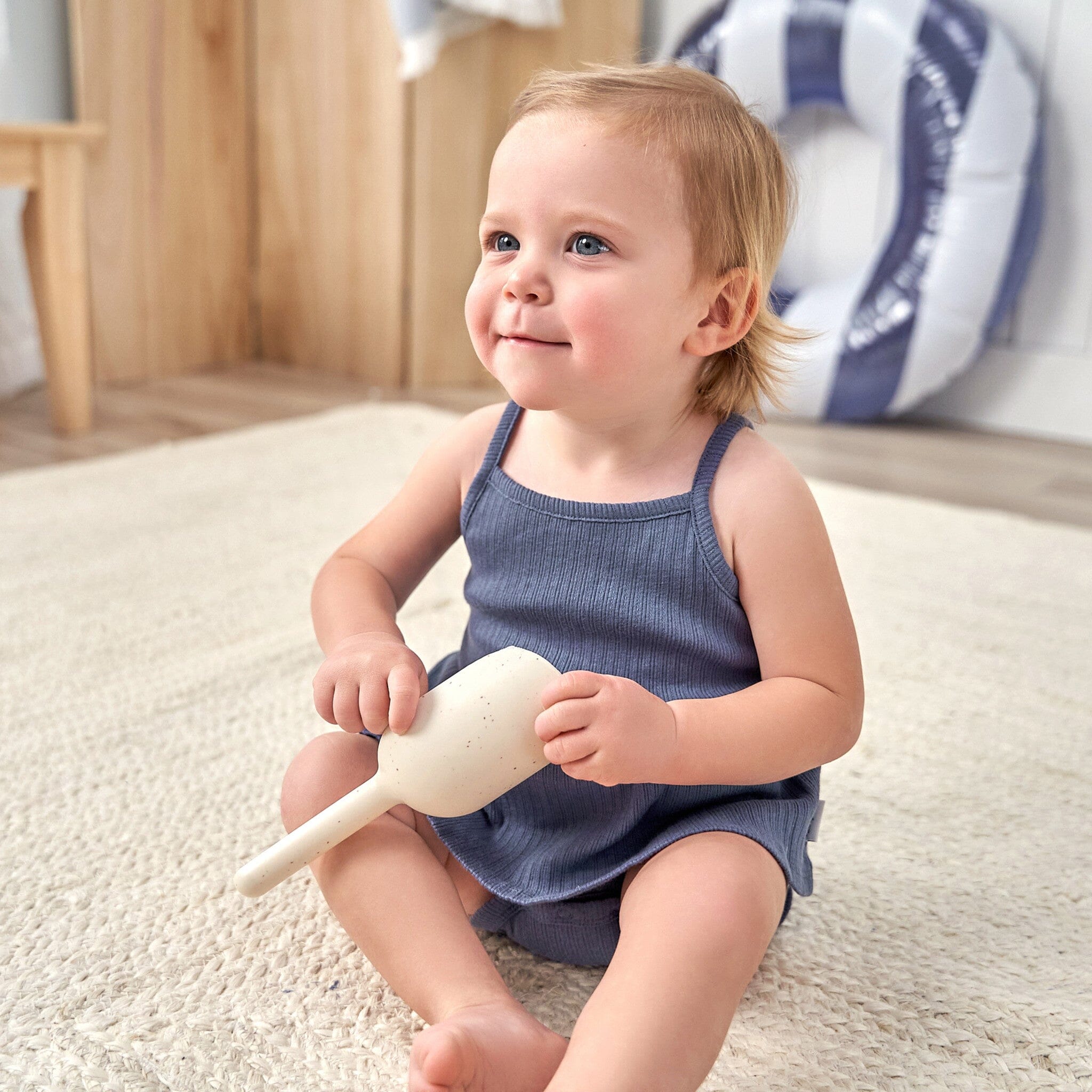 3-Pack Baby Girls Coral, Gray, & Navy Sleeveless Skirted Onesies® Bodysuits onesies Gerber® 