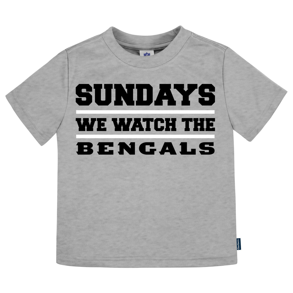 3-Piece Infant & Toddler Neutral Cincinatti Bengals T-Shirts NFL NFL 