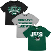 3-Piece Infant & Toddler Neutral New York Jets T-Shirts NFL NFL 
