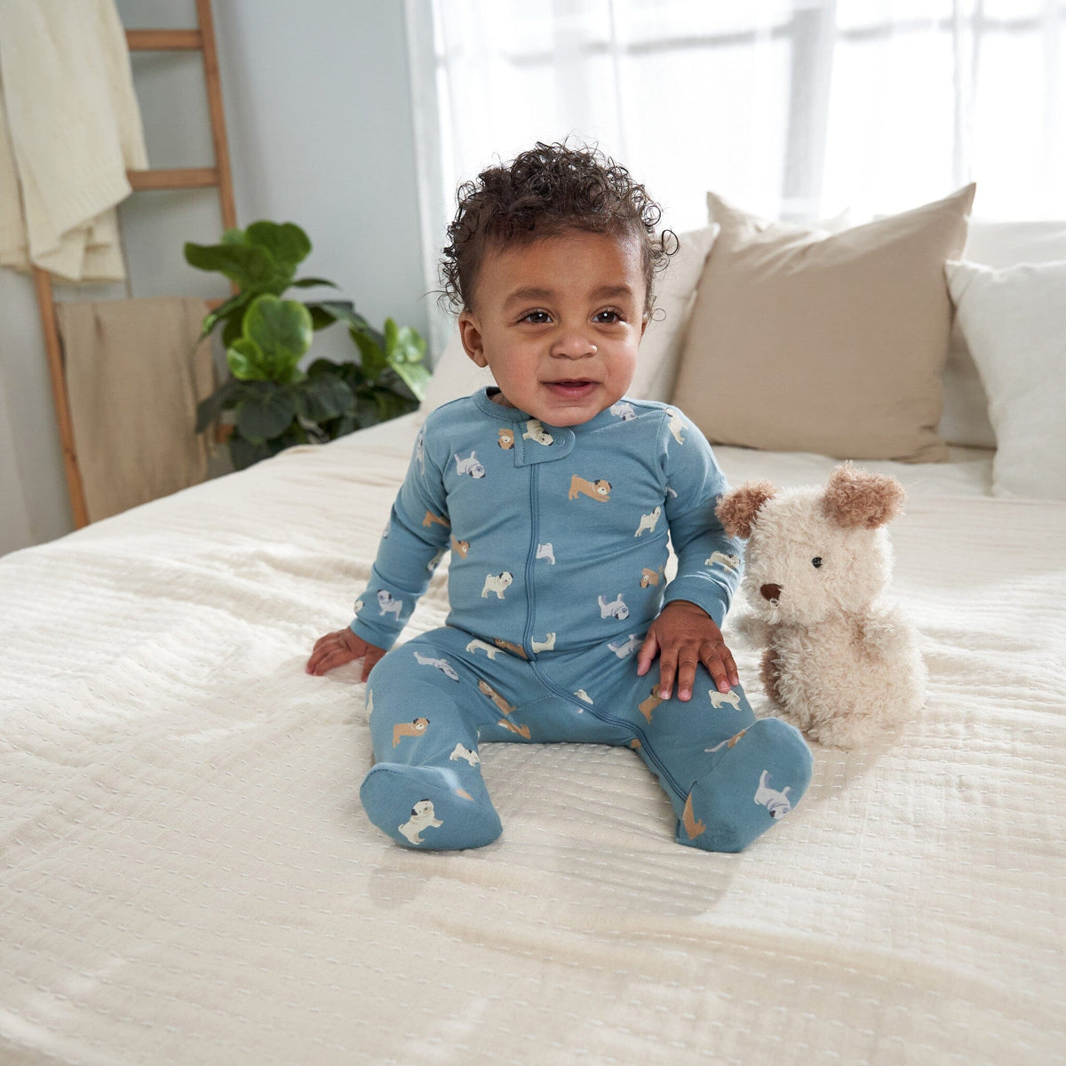 4-Pack Baby Boys Dogs Sleep 'N Plays sleepwear Gerber® 