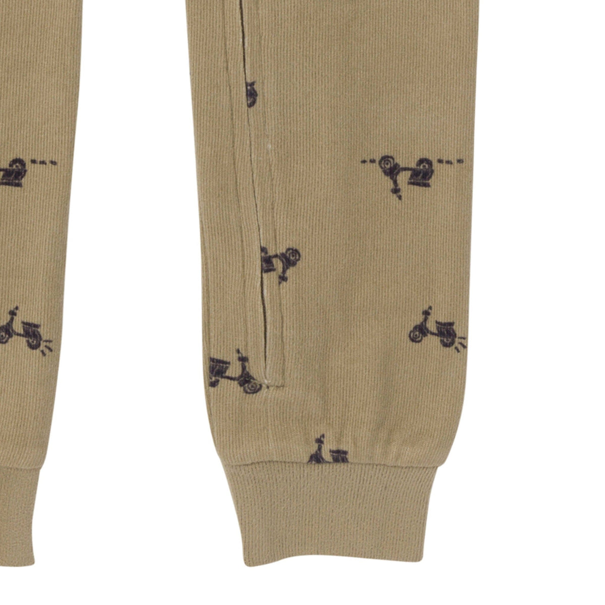 Baby & Toddler Neutral Olive Scooters Snug Fit Footless Pajamas Sleepwear Modern Moments™ by Gerber® 
