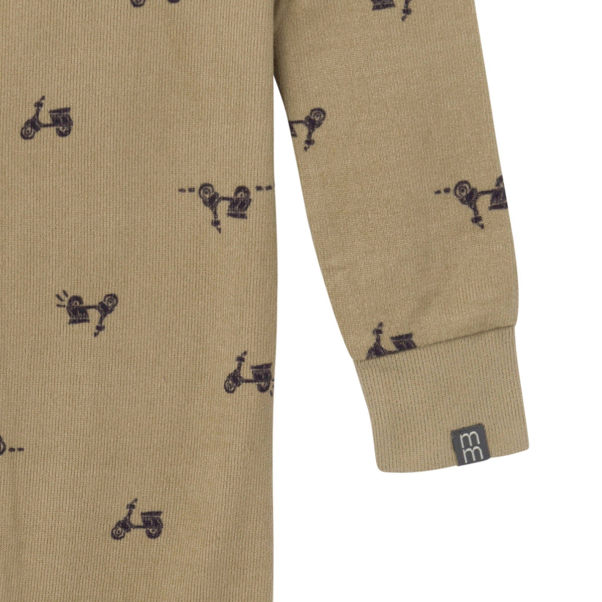 Baby & Toddler Neutral Olive Scooters Snug Fit Footless Pajamas Sleepwear Modern Moments™ by Gerber® 