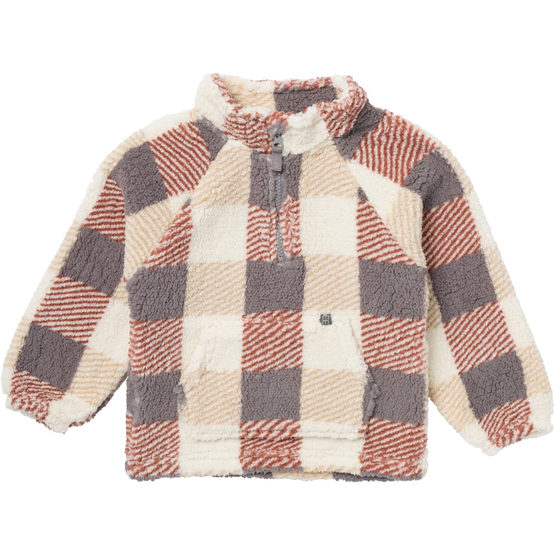 Infant & Toddler Boys Multi Plaid Half-Zip Pullover Outerwear Modern Moments™ by Gerber® 