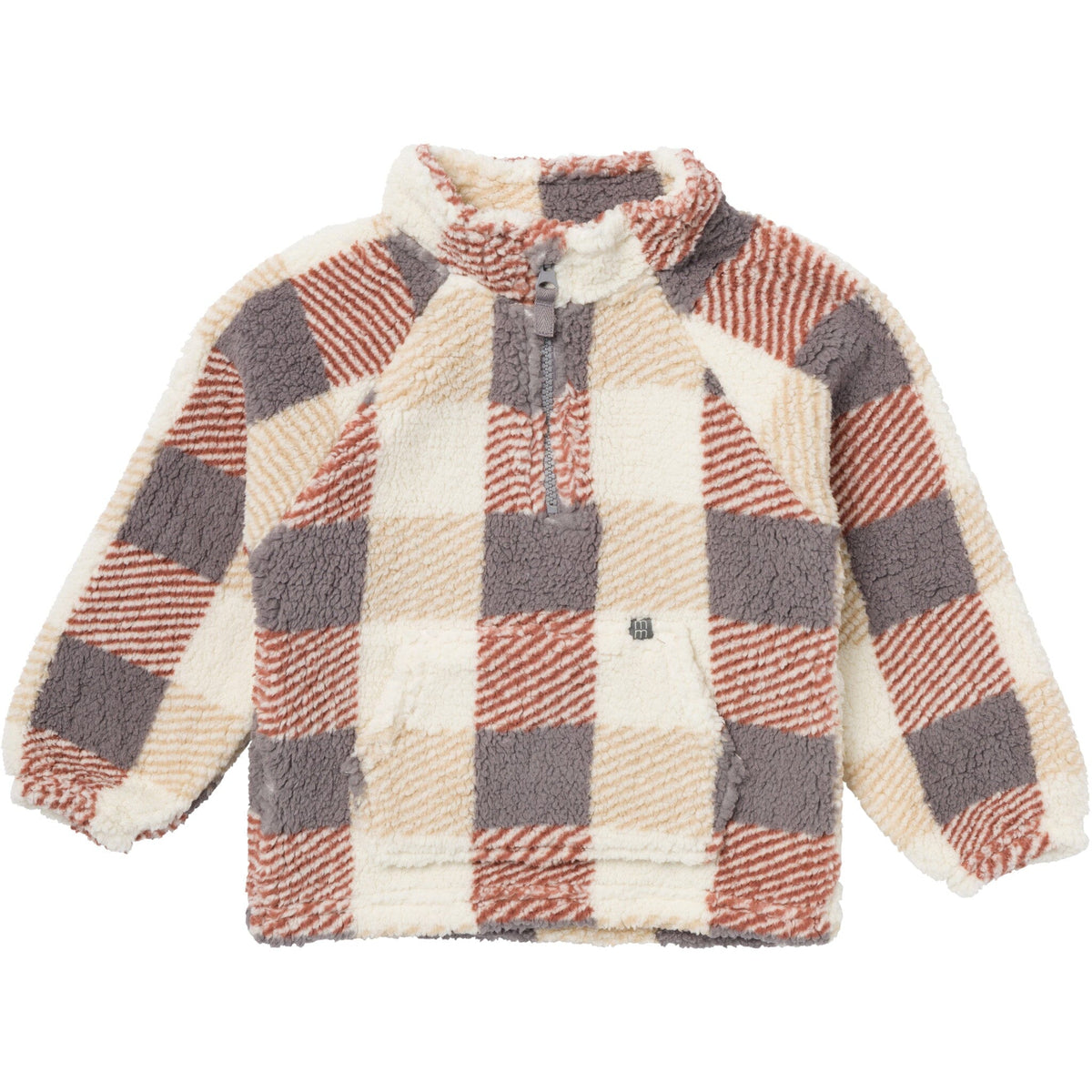 Infant & Toddler Boys Multi Plaid Half-Zip Pullover Outerwear Modern Moments™ by Gerber® 