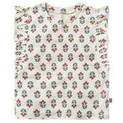 Infant & Toddler Girls Ivory Flower Ruffle Sleeveless Top Tops Modern Moments™ by Gerber® 