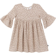 Infant & Toddler Girls Tan Floral Gauze Dress Dresses Modern Moments™ by Gerber® 