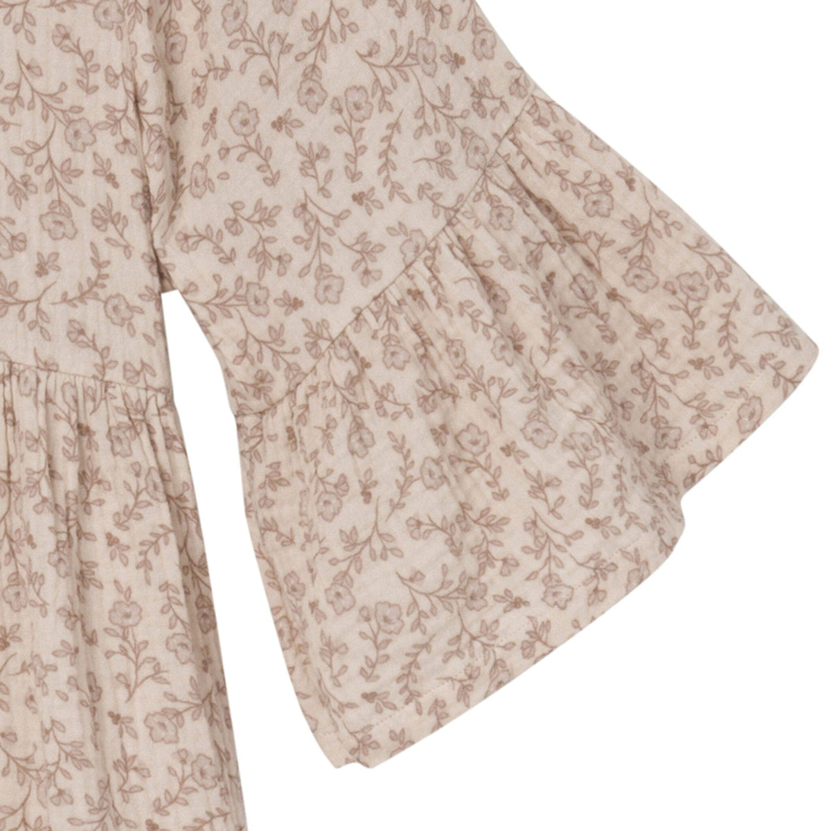 Womens Tan Floral Gauze Dress Dresses Modern Moments™ by Gerber® 