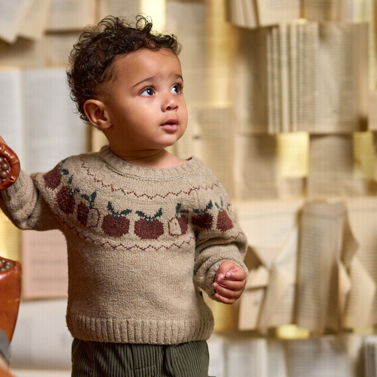 Baby Neutral Apples Sweater tops Modern Moments™ by Gerber® 