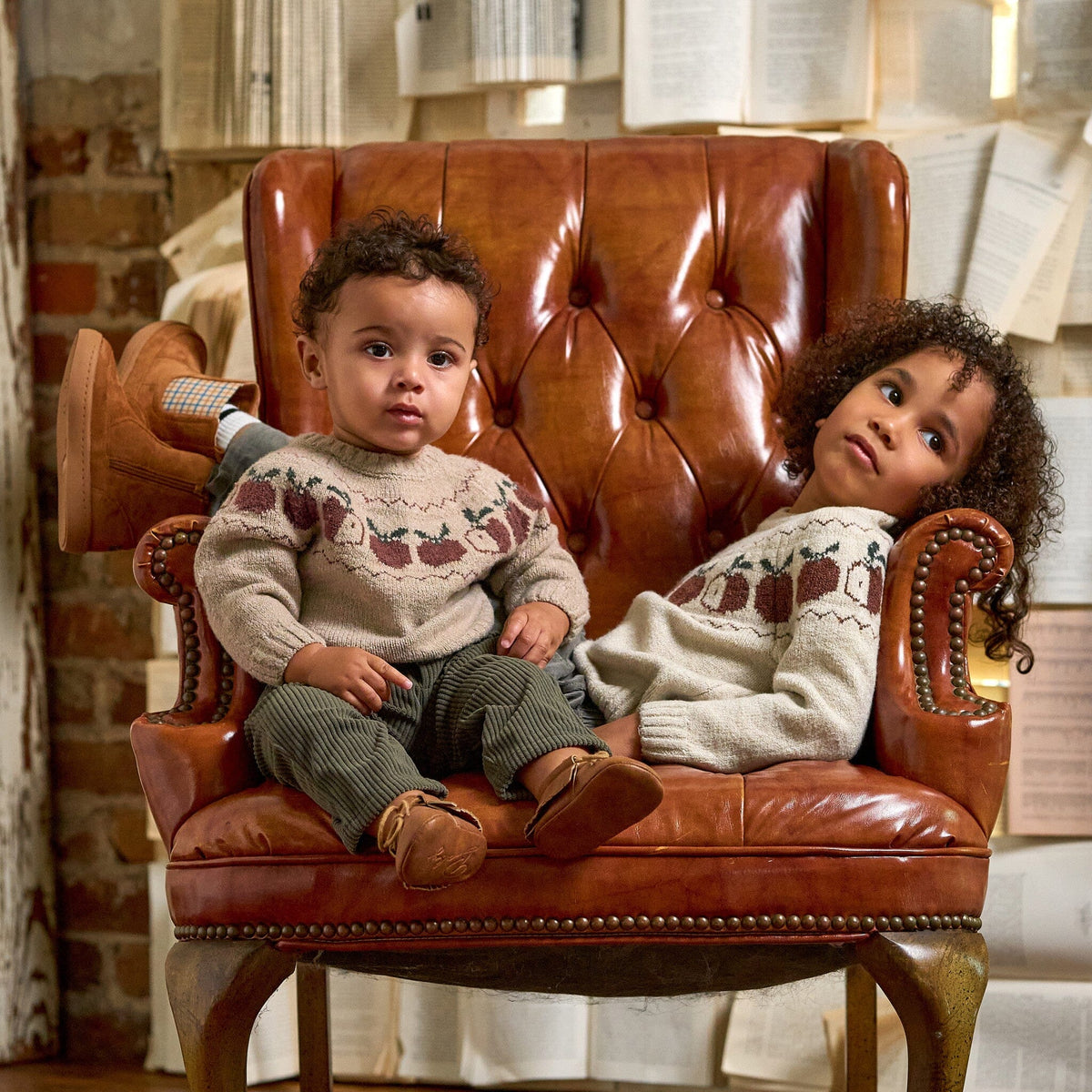 Baby Neutral Apples Sweater tops Modern Moments™ by Gerber® 