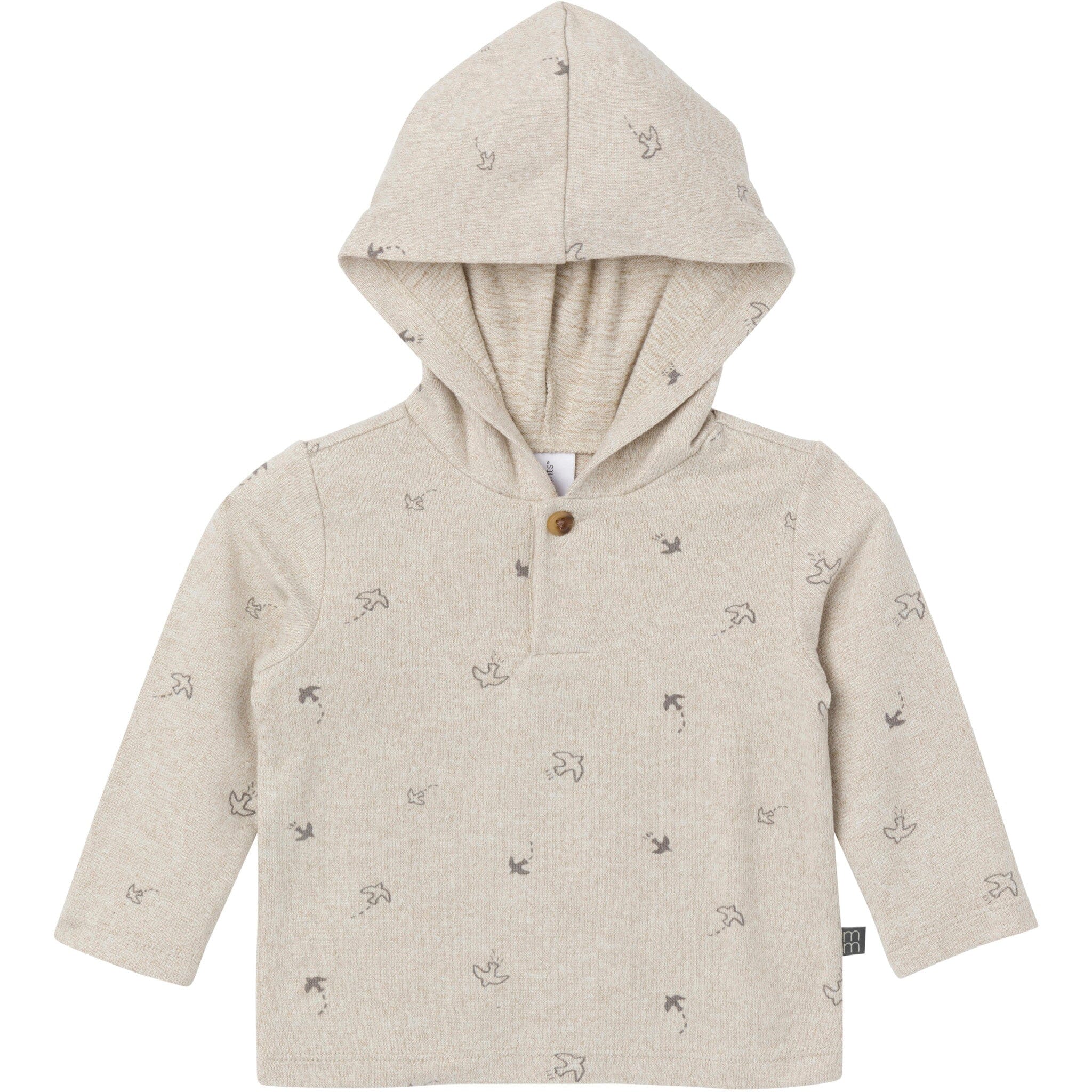 2-Piece Baby Boys Oatmeal Heather Hooded Brushed Hacci Set Outfits & Sets Modern Moments™ by Gerber® 