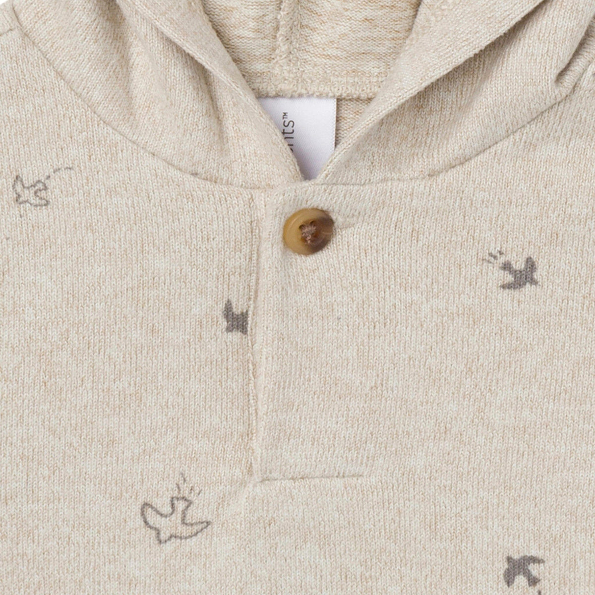 2-Piece Baby Boys Oatmeal Heather Hooded Brushed Hacci Set Outfits & Sets Modern Moments™ by Gerber® 