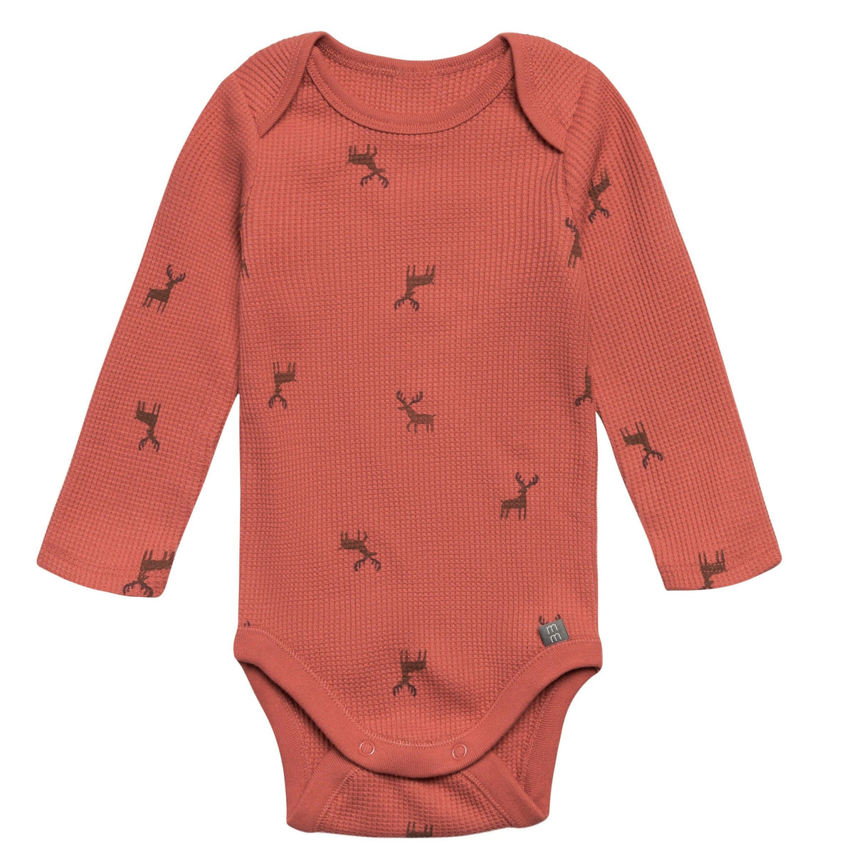 2-Piece Baby Neutral Red Moose Bodysuit and Pant Set Outfits & Sets Modern Moments™ by Gerber® 