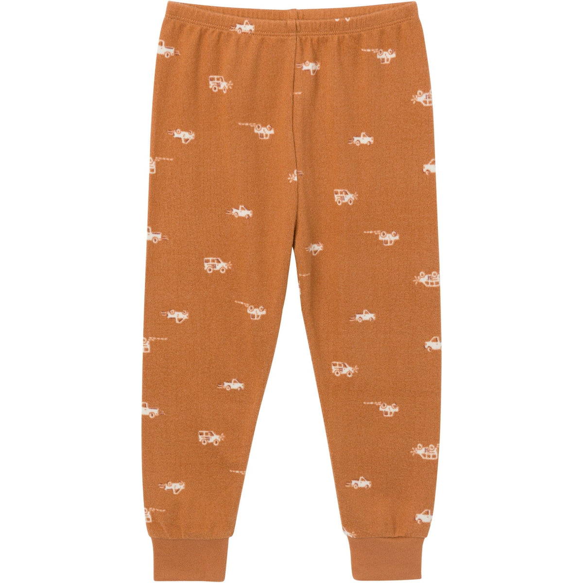 2-Piece Infant & Toddler Boys Lt Med Brown Cars Pajama Set Sleepwear Modern Moments™ by Gerber® 