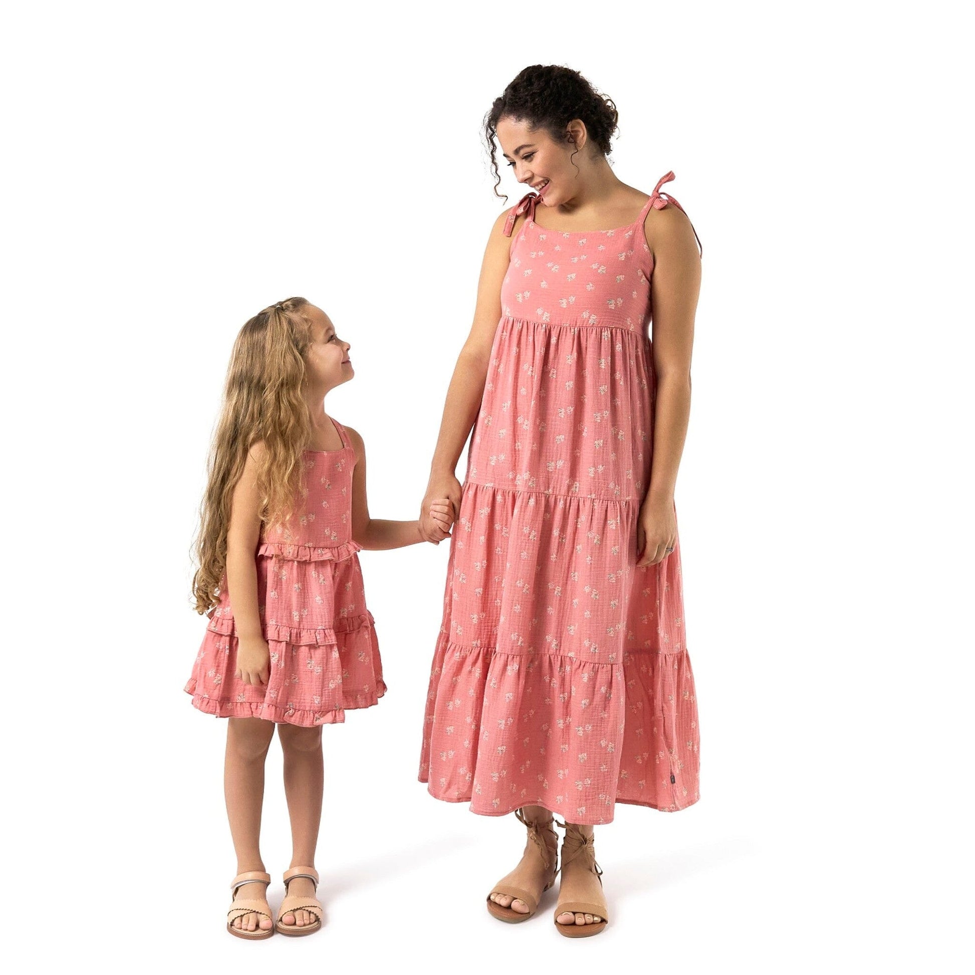 Mommy & Me Pink Raspberries Gauze Dresses Bundle dresses Modern Moments™ by Gerber® 