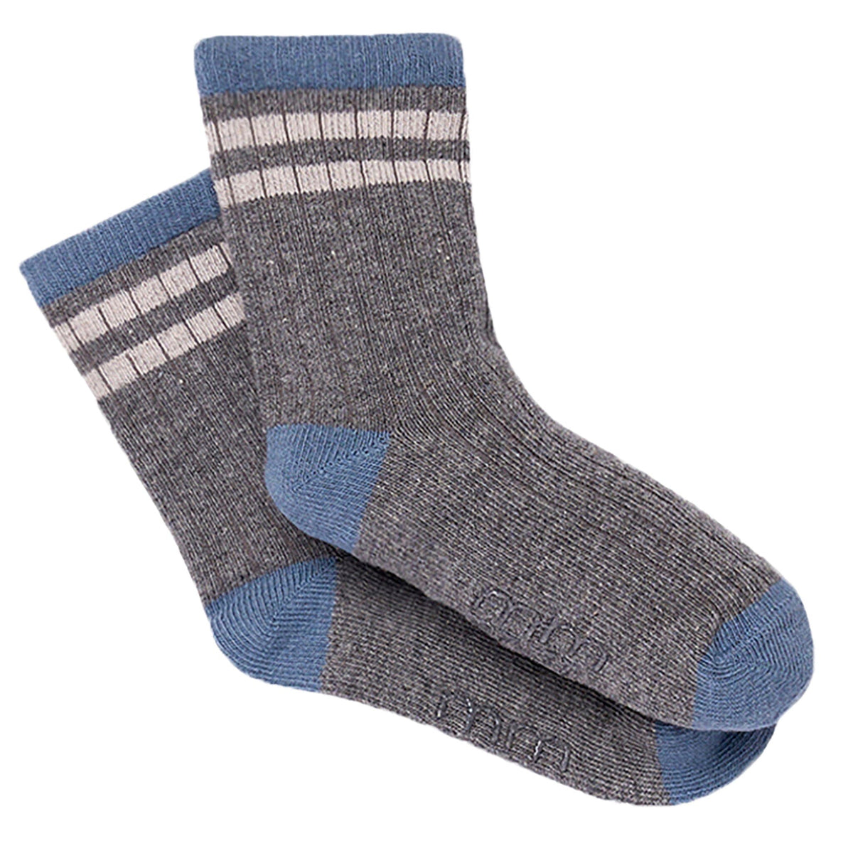 2-Pack Toddler Boys Grey Heather Athletic Colorblock Socks socks modern moments™ by Gerber® 