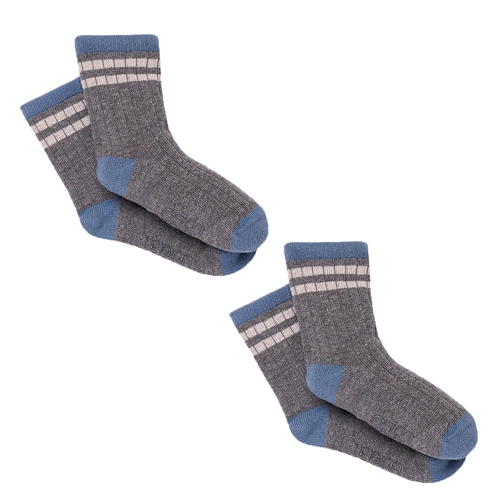 2-Pack Toddler Boys Grey Heather Athletic Colorblock Socks socks modern moments™ by Gerber® 