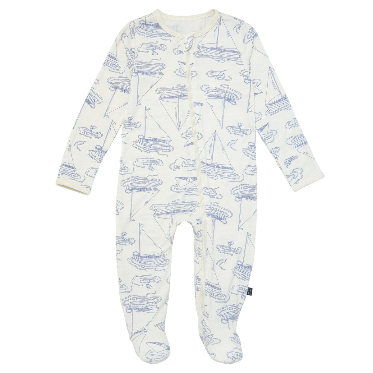 2-Pack Baby Boys Ivory Sailboat Sleep 'N Play With Mittens sleepwear Modern Moments™ by Gerber® 