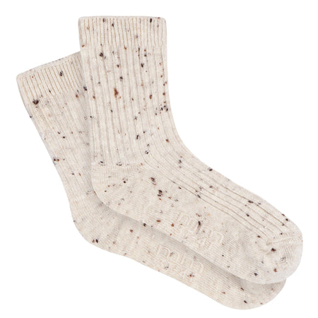 2-Pack Toddler Boys Tan & Burgundy Ribbed Socks