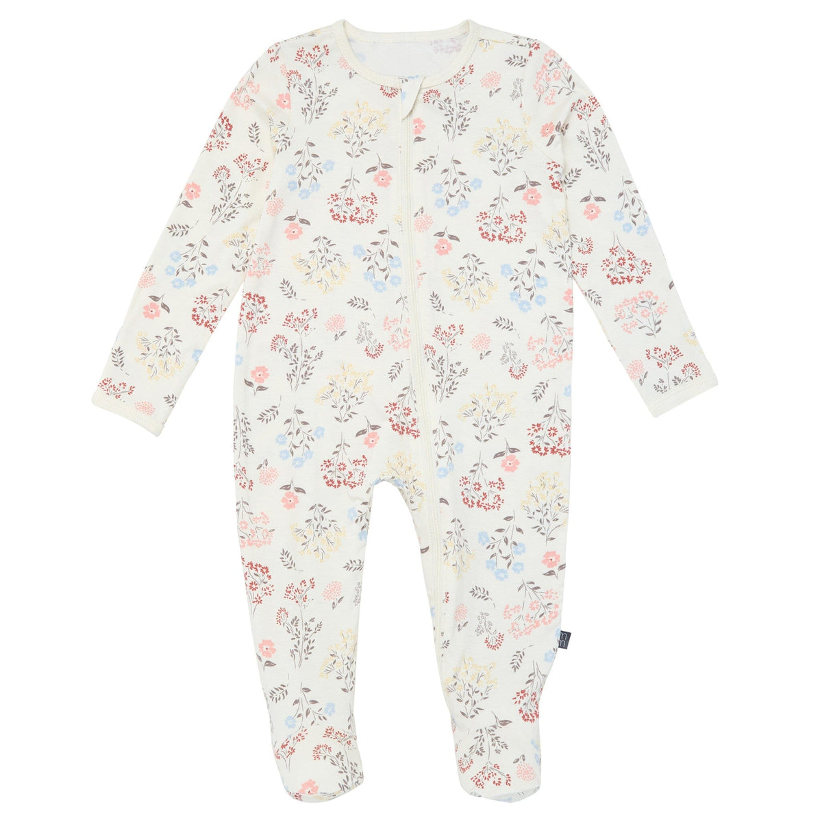 2-Pack Baby Girls Ivory Wildflower Sleep 'N Play With Mittens sleepwear Modern Moments™ by Gerber® 