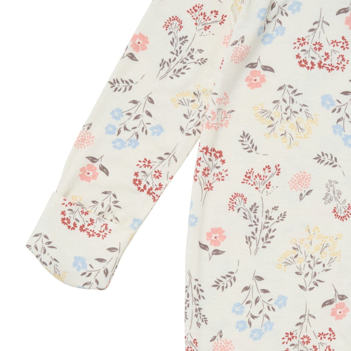 2-Pack Baby Girls Ivory Wildflower Sleep 'N Play With Mittens sleepwear Modern Moments™ by Gerber® 