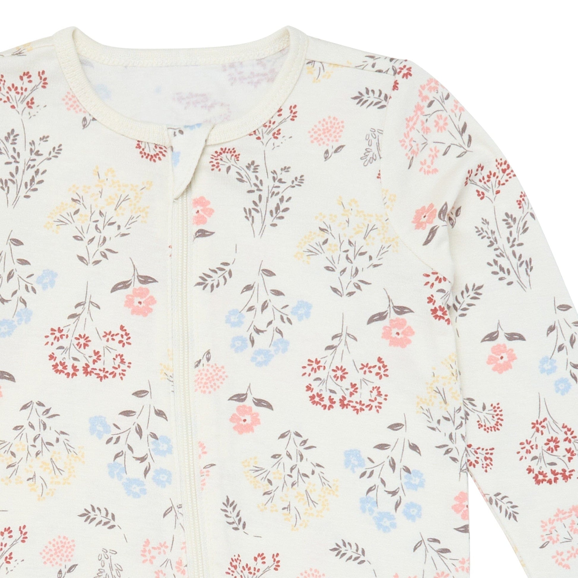 2-Pack Baby Girls Ivory Wildflower Sleep 'N Play With Mittens sleepwear Modern Moments™ by Gerber® 