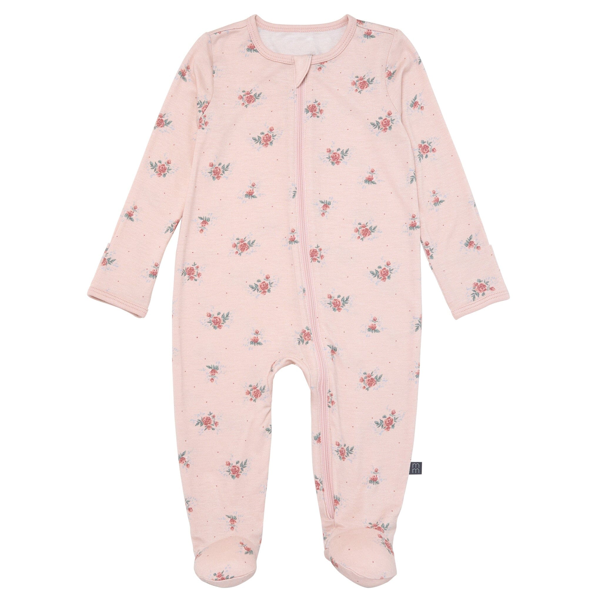 2-Pack Baby Girls Pink Roses Sleep 'N Play With Mittens sleepwear Modern Moments™ by Gerber® 