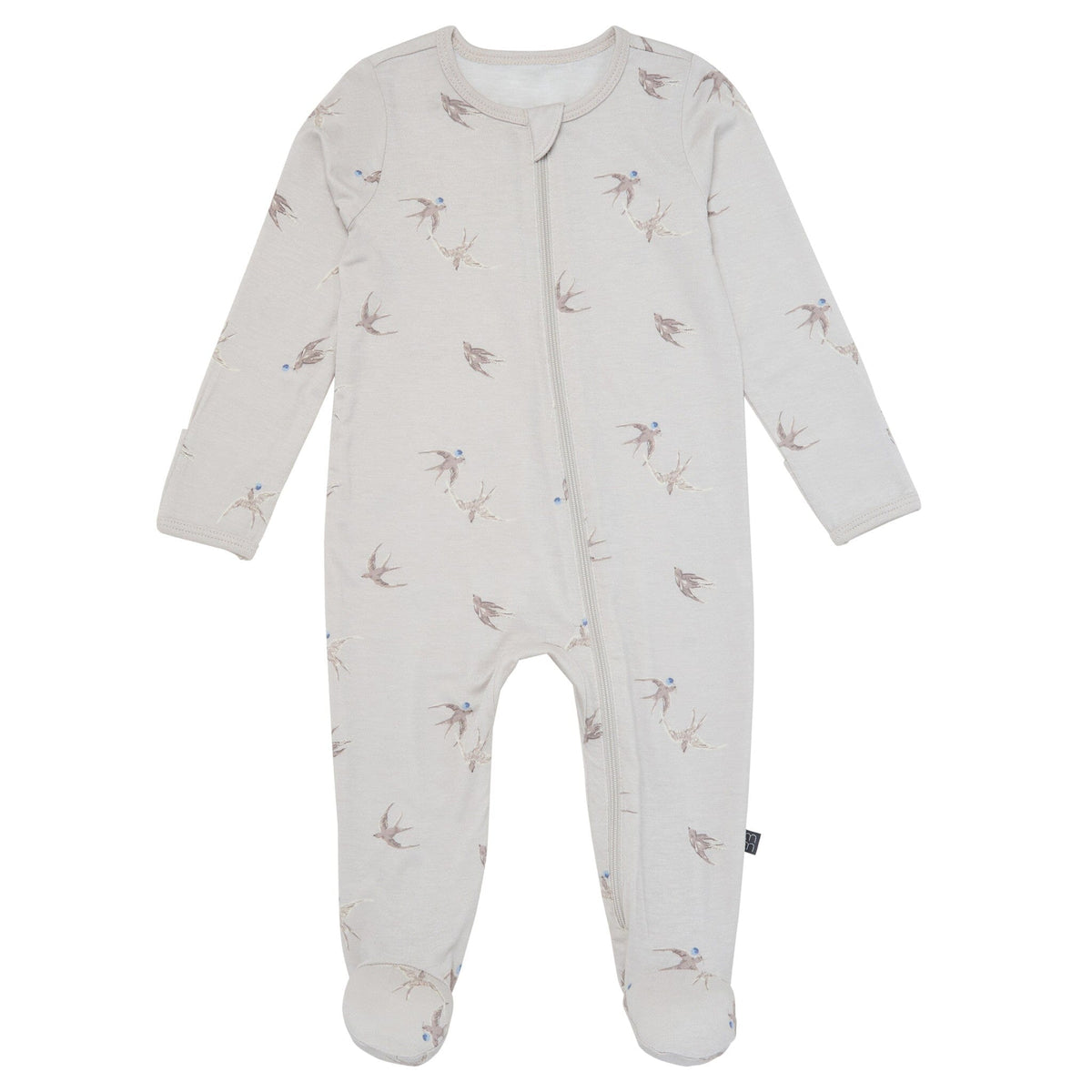 2-Pack Baby Neutral Light Grey Sparrows Sleep 'N Play With Mittens sleepwear Modern Moments™ by Gerber® 