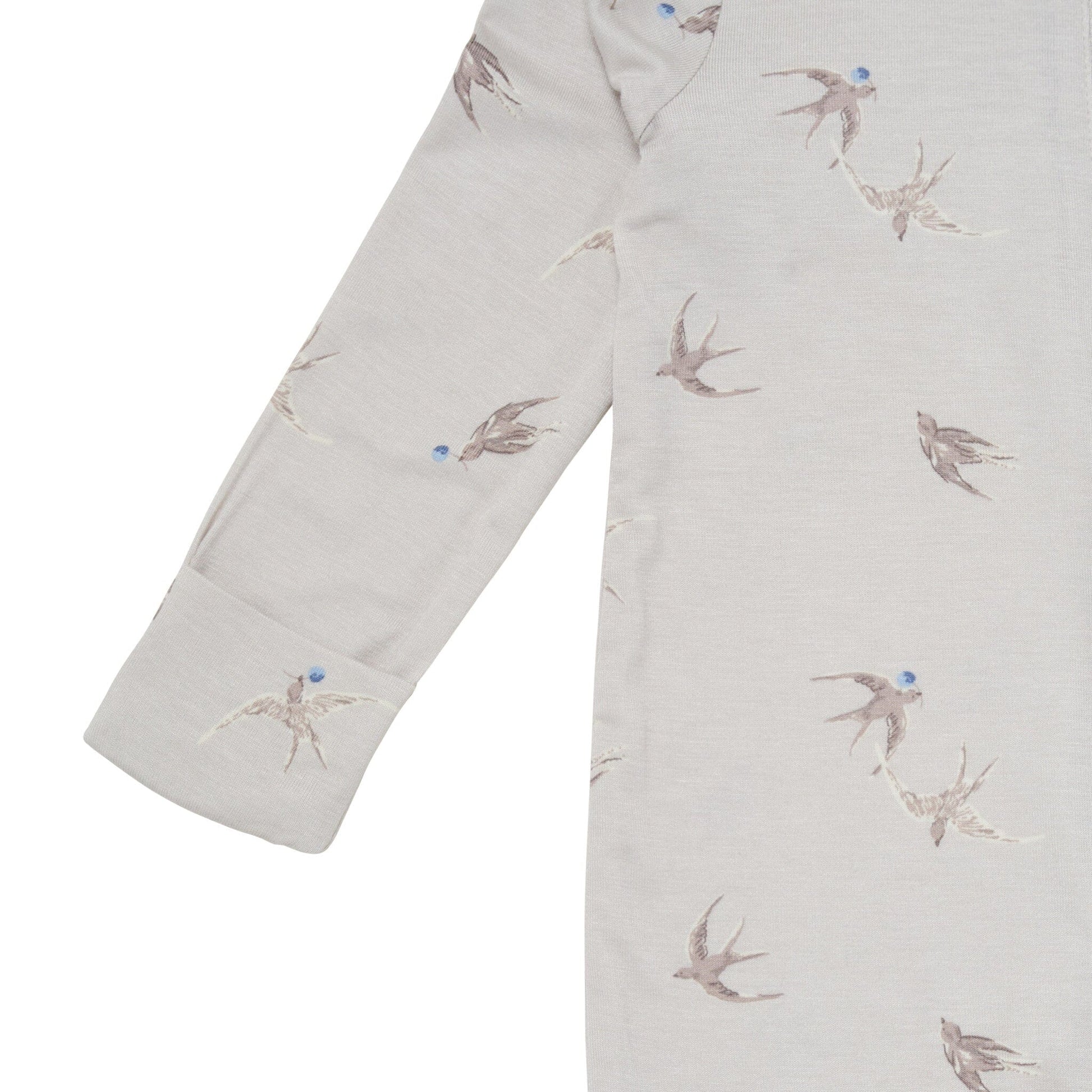 2-Pack Baby Neutral Light Grey Sparrows Sleep 'N Play With Mittens sleepwear Modern Moments™ by Gerber® 