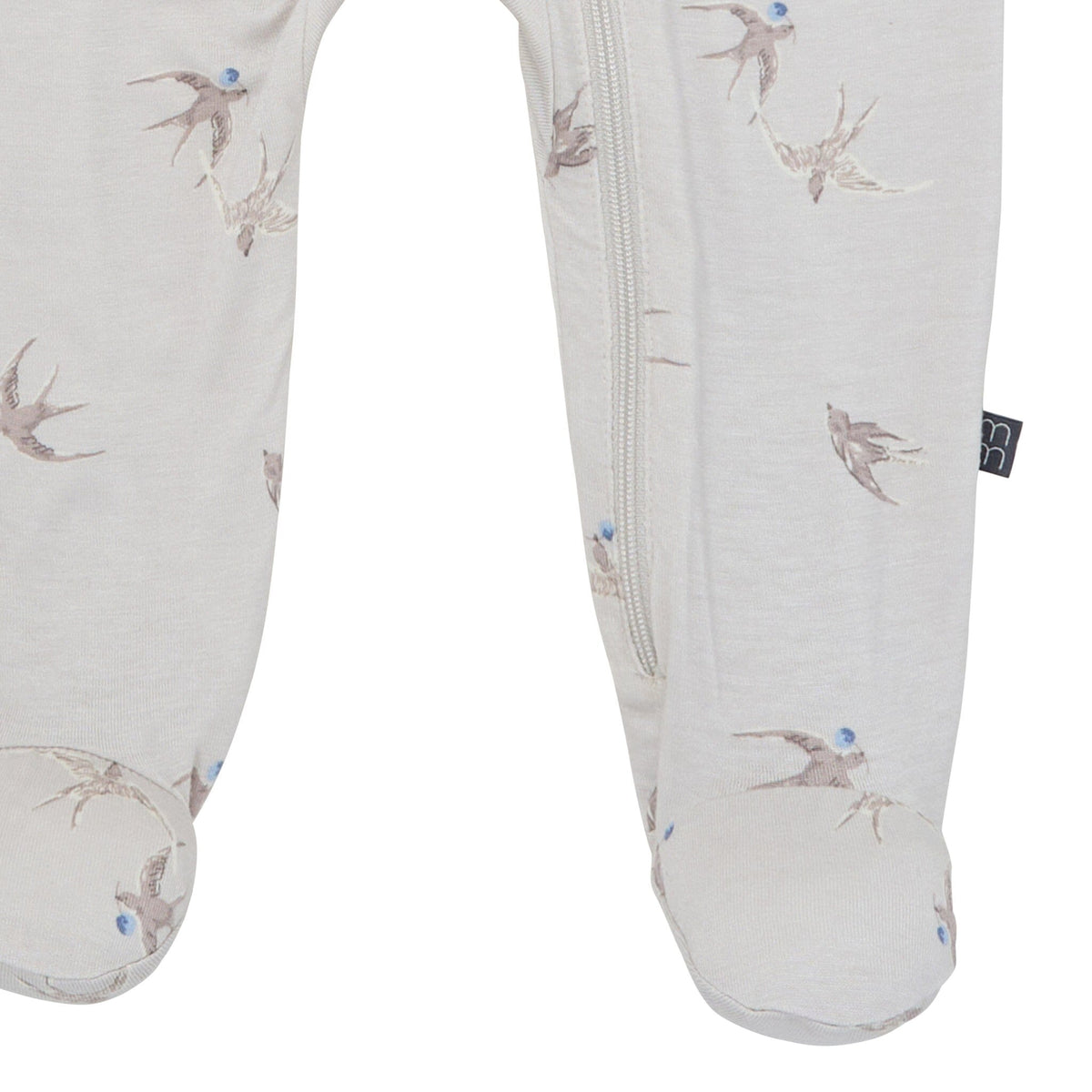 2-Pack Baby Neutral Light Grey Sparrows Sleep 'N Play With Mittens sleepwear Modern Moments™ by Gerber® 