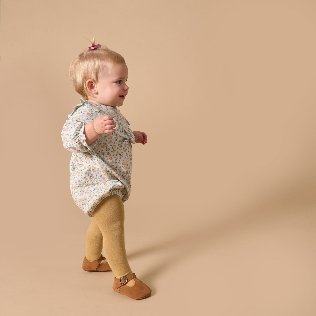 2-Piece Baby Girls Tiny Floral Bubble Romper and Tights rompers modern moments™ by Gerber® 