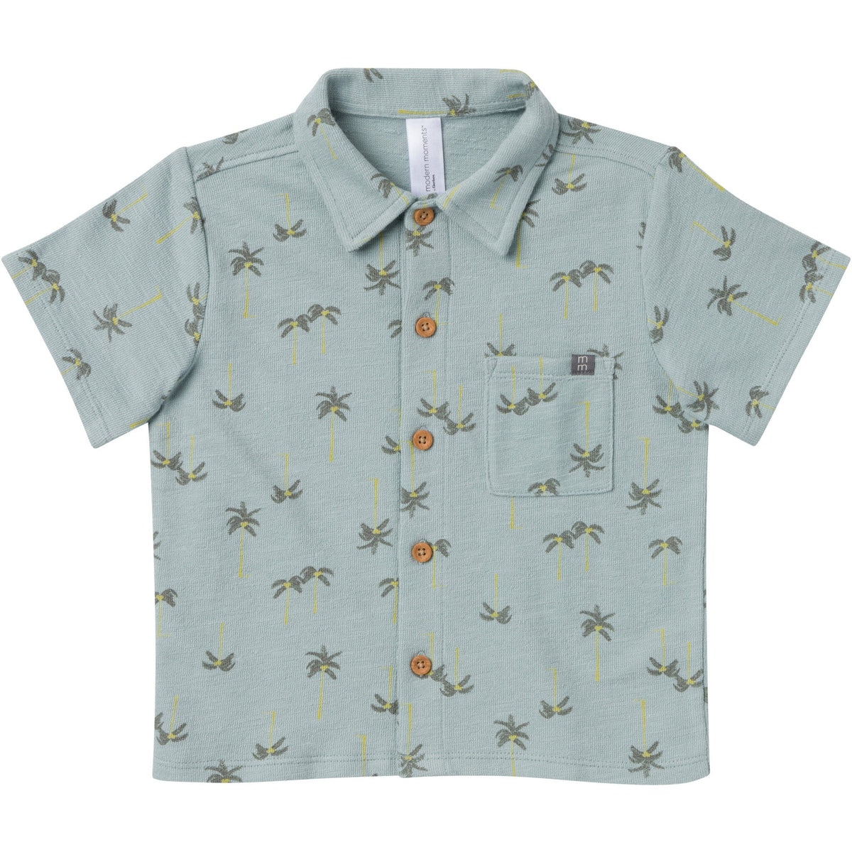 2-Piece Infant & Toddler Boys Blue Resort Shirt and Shorts Set outfits Modern Moments™ by Gerber® 