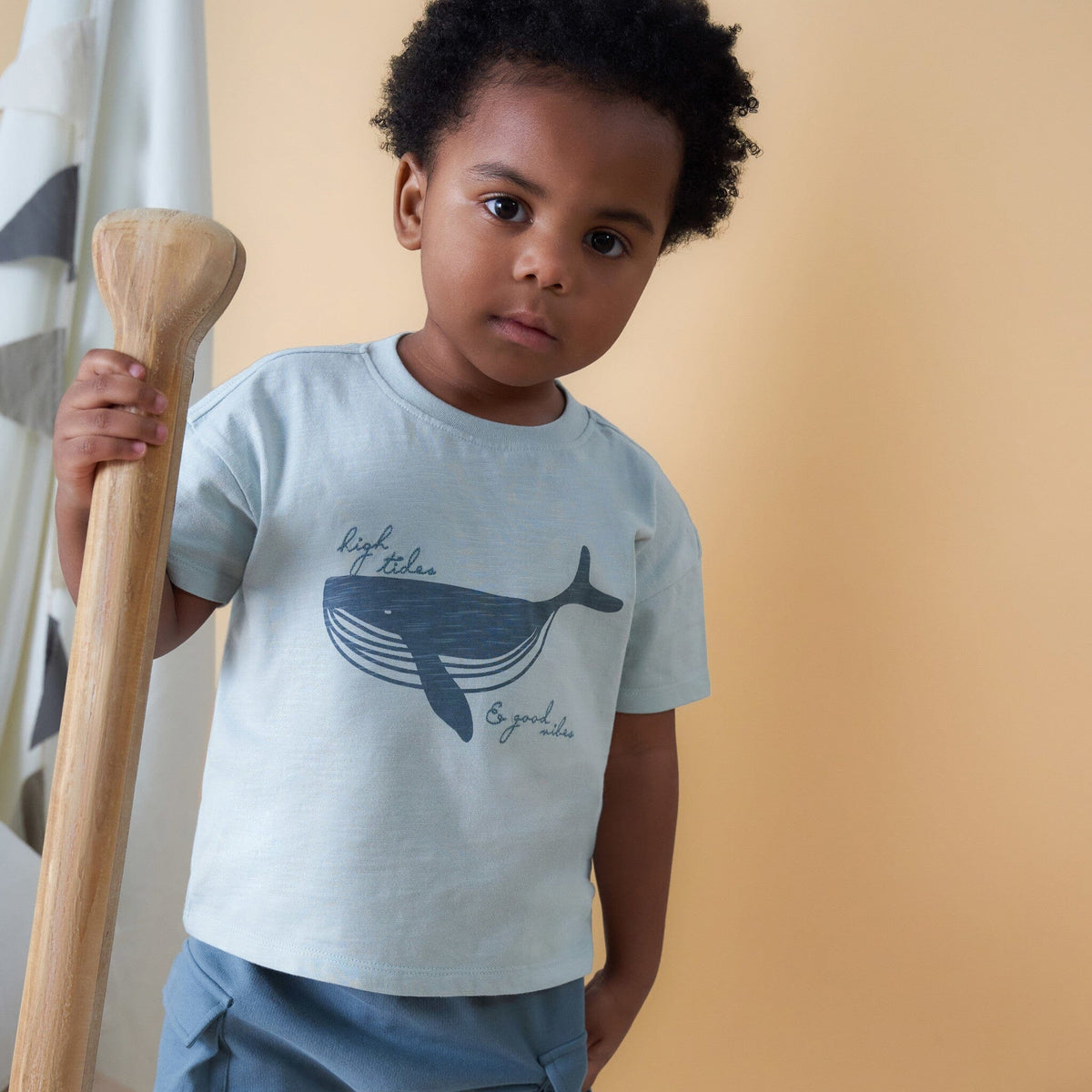 2-Piece Toddler Boys Whale Top and Cargo Shorts Set outfits Modern Moments™ by Gerber® 