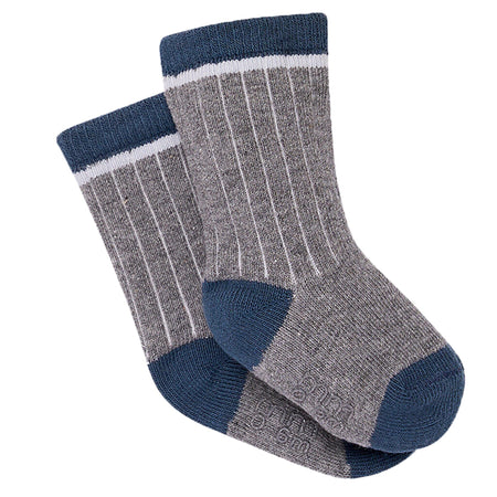 3-Pack Baby Boys Neutral Colorblock Socks