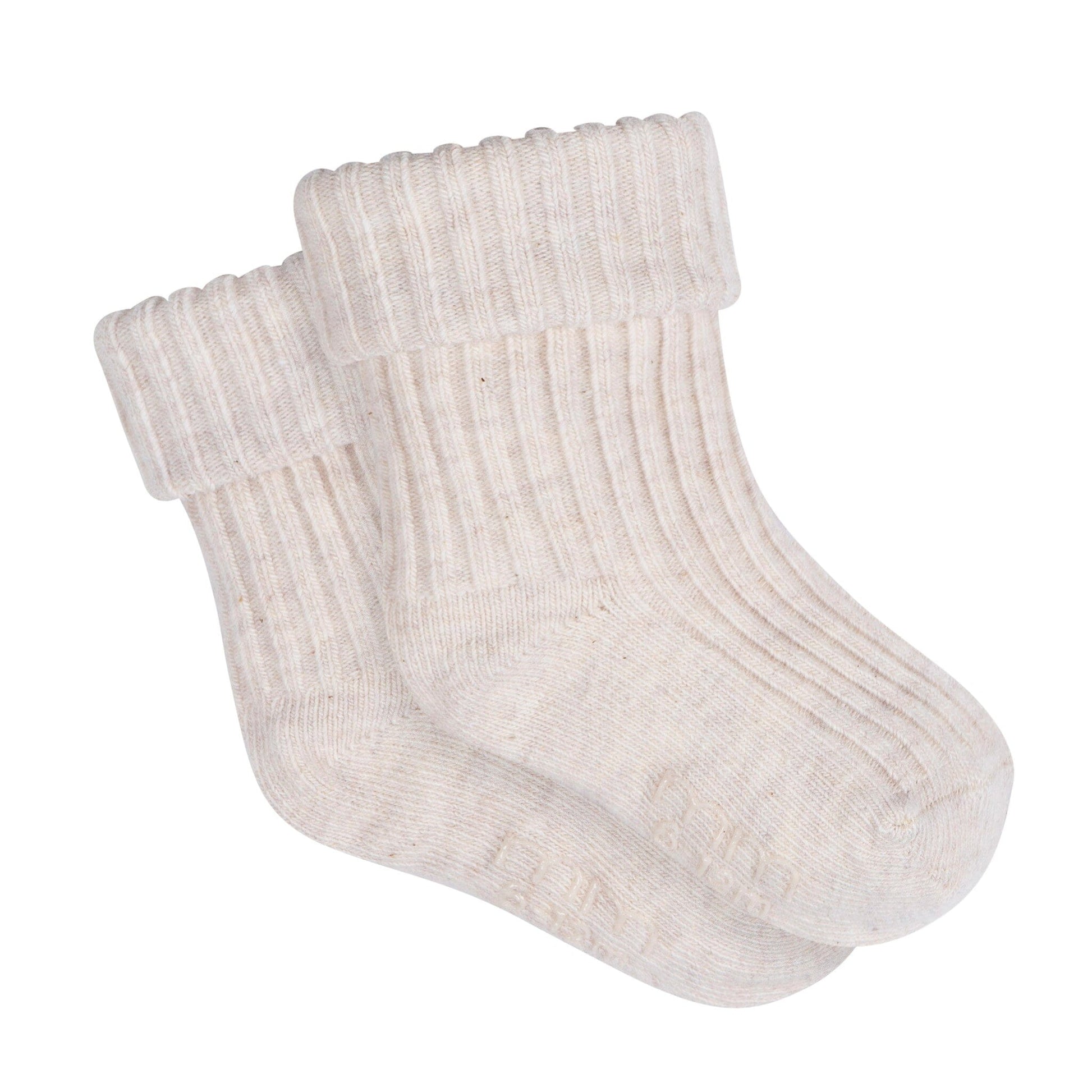 4-Pack Baby Neutral Rolled Cuff Ribbed Socks socks modern moments™ by Gerber® 