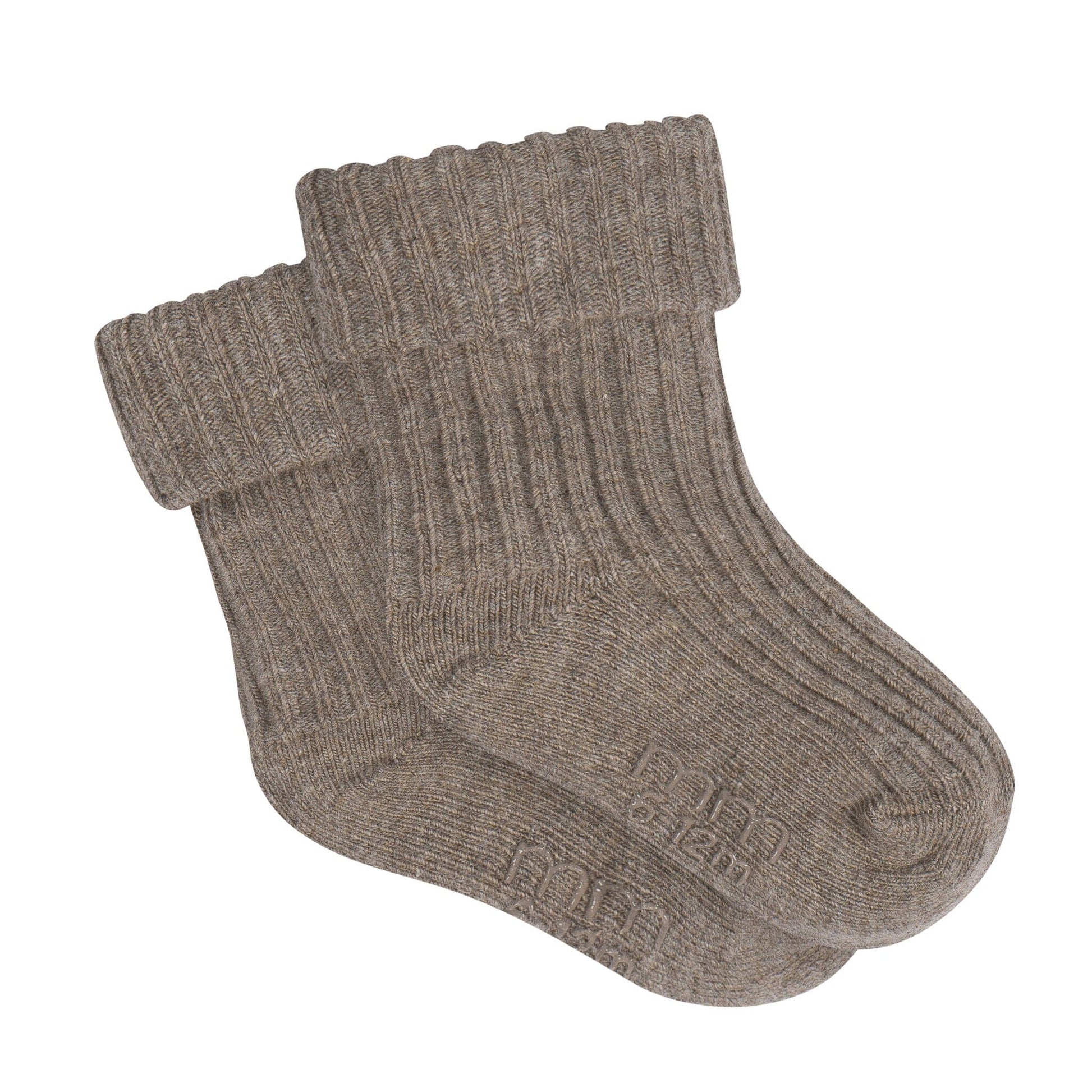 4-Pack Baby Neutral Rolled Cuff Ribbed Socks socks modern moments™ by Gerber® 