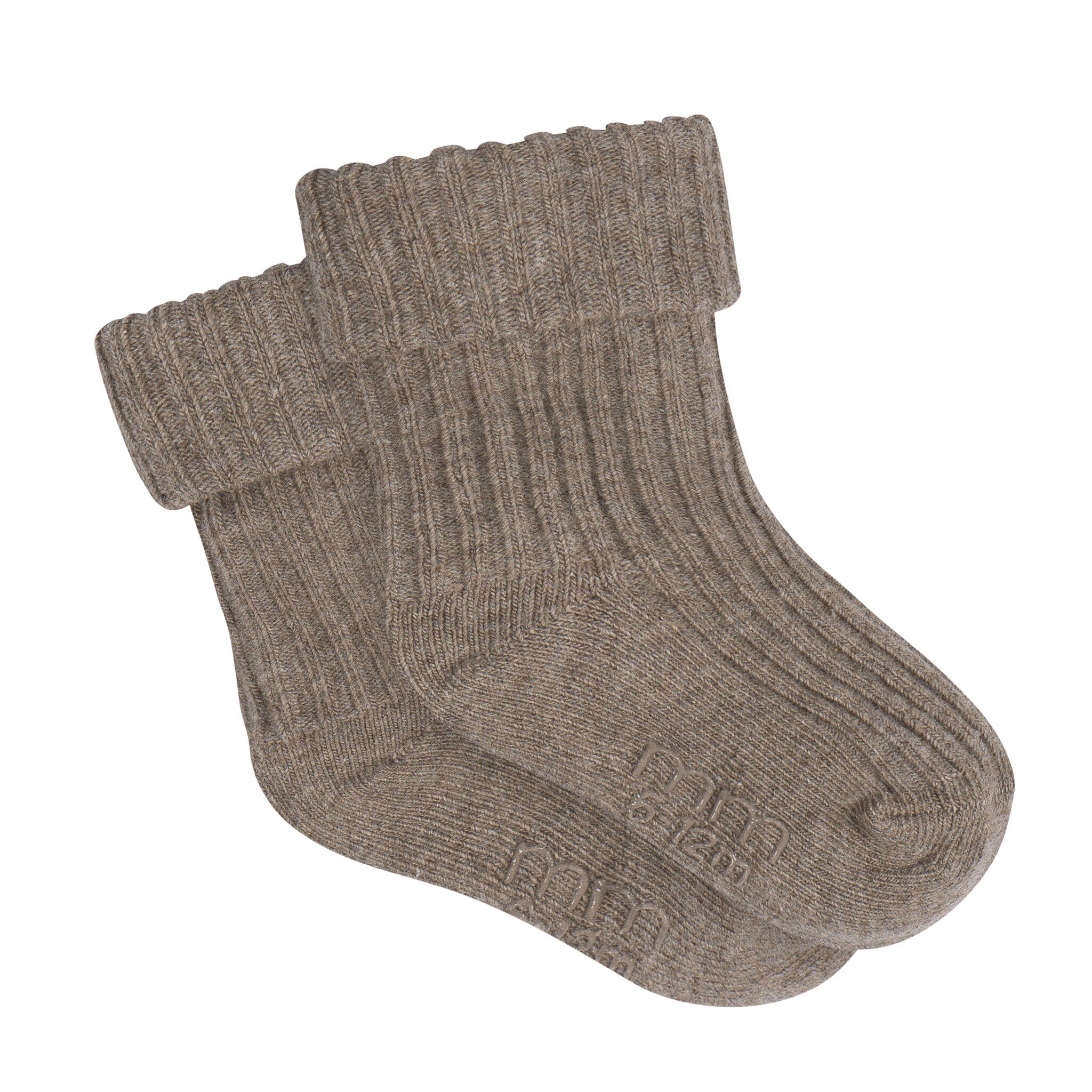 4-Pack Baby Neutral Rolled Cuff Ribbed Socks socks modern moments™ by Gerber® 