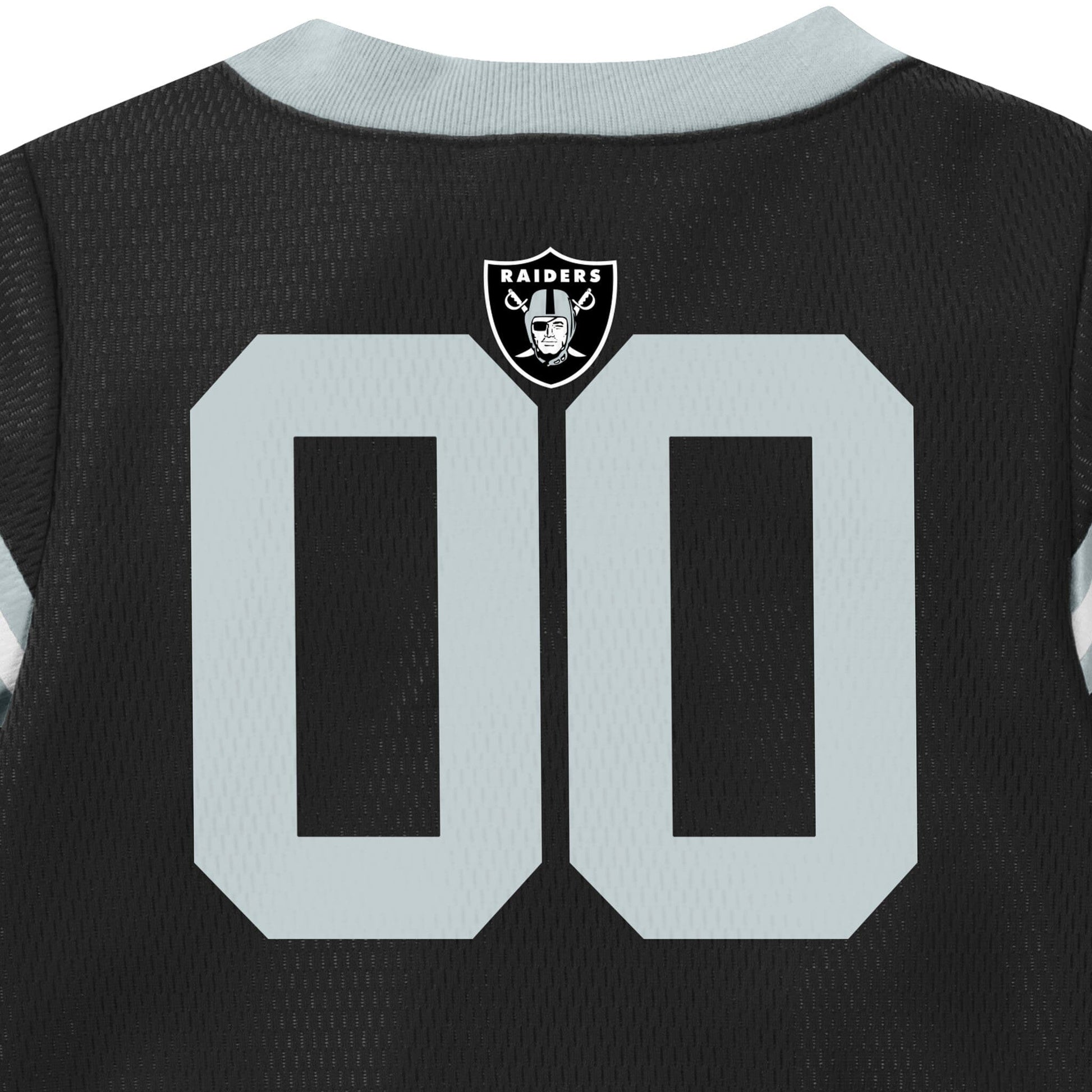 Baby Boys Las Vegas Raiders Jersey Short Sleeve Bodysuit NFL NFL 