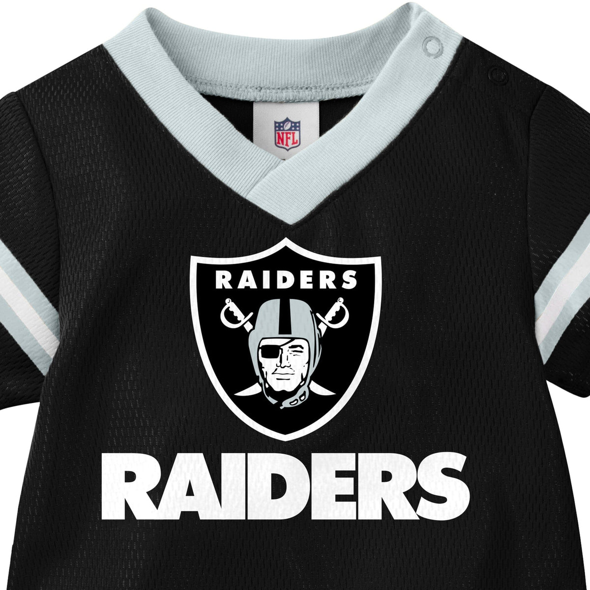 Baby Boys Las Vegas Raiders Jersey Short Sleeve Bodysuit NFL NFL 